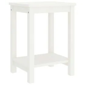 Nachttisch aus massivem weißem Kiefernholz, 35 x 30 x 47 cm von vidaXL, Nachttische - Ref: Foro24-322210, Preis: 40,68 €, Rab...