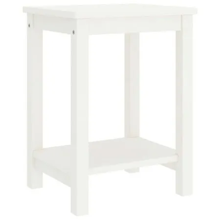 Nachttisch aus massivem weißem Kiefernholz, 35 x 30 x 47 cm von vidaXL, Nachttische - Ref: Foro24-322210, Preis: 40,68 €, Rab...