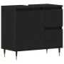 Cabinet de lavabo Negro Roble 65x33x60 cm Madera elaborada by , bathroom vanities - Ref: Foro24-862890, Price: 77,72 €, Disco...