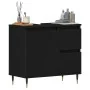 Cabinet de lavabo Negro Roble 65x33x60 cm Madera elaborada by , bathroom vanities - Ref: Foro24-862890, Price: 77,72 €, Disco...