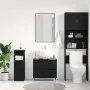Cabinet de lavabo Negro Roble 65x33x60 cm Madera elaborada by , bathroom vanities - Ref: Foro24-862890, Price: 77,72 €, Disco...