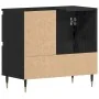 Cabinet de lavabo Negro Roble 65x33x60 cm Madera elaborada by , bathroom vanities - Ref: Foro24-862890, Price: 77,72 €, Disco...