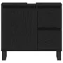 mueble de baño en negro de roble 65x33x60 cm de madera elaborada von , Badezimmermöbel - Ref: Foro24-862892, Preis: 90,97 €, ...