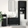 mueble de baño lavabo negro roble 80x33x60 cm madera elaborada von , Badezimmerwaschtische - Ref: Foro24-862895, Preis: 114,8...
