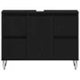 Mueble para lavabo de baño Negro Roble 80x33x60 cm Madera elaborada von , Badezimmermöbel - Ref: Foro24-862894, Preis: 113,90...