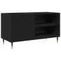 Armario de discos Negro Roble 84,5x38x48 cm Madera elaborada | Foro24.es | Tu tienda online para hogar, jardín y más Foro24.es