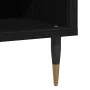 Armario de discos Negro Roble 84,5x38x48 cm Madera elaborada | Foro24.es | Tu tienda online para hogar, jardín y más Foro24.es