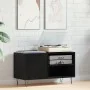 Gabinete para discos Negro Roble 84,5x38x48 cm Madera elaborada | Foro24.es | Tu tienda online para hogar, jardín y más Foro24.es