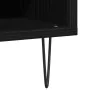 Gabinete para discos Negro Roble 84,5x38x48 cm Madera elaborada | Foro24.es | Tu tienda online para hogar, jardín y más Foro24.es