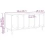 Armario de Registros Negro Roble 100x38x48 cm Madera Elaborada | Foro24.es | Tu tienda online para hogar, jardín y más Foro24.es