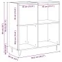 Gabinete de medios Roble artesanal 84.5x38x90 cm Madera aglomerada | Foro24.es | Tu tienda online para hogar, jardín y más Foro24.es