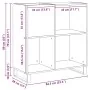 Armario de registros Roble Artesanal 84,5x38x89 cm Madera elaborada | Foro24.es | Tu tienda online para hogar, jardín y más Foro24.es