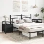 Mesitas de Noche 2 pcs Negro Roble 44x45x60 cm Madera Elaborada de , Mesitas de noche - Ref: Foro24-862922, Precio: 132,53 €,...
