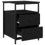 Mesitas de Noche 2 pcs Negro Roble 44x45x60 cm Madera Elaborada de , Mesitas de noche - Ref: Foro24-862922, Precio: 132,53 €,...