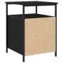 Mesitas de Noche 2 pcs Negro Roble 44x45x60 cm Madera Elaborada de , Mesitas de noche - Ref: Foro24-862922, Precio: 132,53 €,...