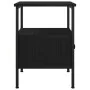 Cabinet de Noche Negro Roble 34x36x50 cm Madera Elaborada y Acero | Foro24.es | Tu tienda online para hogar, jardín y más Foro24.es