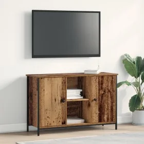Mueble para TV de roble artesano 101x35x65 cm en madera elaborada y acero von , TV-Möbel - Ref: Foro24-862925, Preis: 91,73 €...