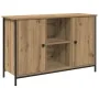 mueble de TV Negro Roble 101x35x65 cm Madera Técnica y Acero von , TV-Möbel - Ref: Foro24-862926, Preis: 91,73 €, Rabatt: -5%%