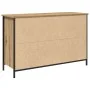 mueble de TV Negro Roble 101x35x65 cm Madera Técnica y Acero von , TV-Möbel - Ref: Foro24-862926, Preis: 91,73 €, Rabatt: -5%%