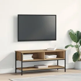 Cabinet de TV Artisan Roble 100x35x45 cm Madera engineered y Acero von , TV-Möbel - Ref: Foro24-862929, Preis: 61,63 €, Rabat...