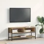 Cabinet de TV Artisan Roble 100x35x45 cm Madera engineered y Acero von , TV-Möbel - Ref: Foro24-862929, Preis: 61,63 €, Rabat...
