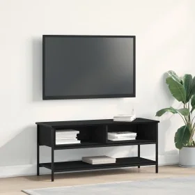 Mueble para TV Negro Roble 100x35x45 cm Madera elaborada y Acero von , TV-Möbel - Ref: Foro24-862930, Preis: 64,90 €, Rabatt:...