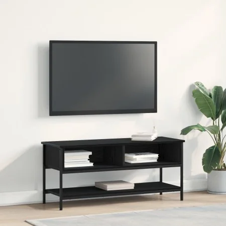 Mueble para TV Negro Roble 100x35x45 cm Madera elaborada y Acero von , TV-Möbel - Ref: Foro24-862930, Preis: 64,90 €, Rabatt:...
