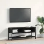 Mueble para TV Negro Roble 100x35x45 cm Madera elaborada y Acero von , TV-Möbel - Ref: Foro24-862930, Preis: 64,90 €, Rabatt:...