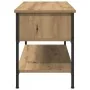 Cabinet de TV Artisan Roble 100x35x45 cm Madera engineered y Acero von , TV-Möbel - Ref: Foro24-862929, Preis: 61,63 €, Rabat...
