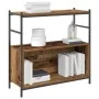 Estantería de Roble Ahumado 80x30x78,5 cm de Madera Ingeniería | Foro24.es | Tu tienda online para hogar, jardín y más Foro24.es