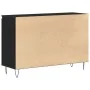 Aparador Negro de Roble 101,5x35x70 cm de Madera Elaborada | Foro24.es | Tu tienda online para hogar, jardín y más Foro24.es