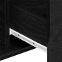 Aparador Negro de Roble 101,5x35x70 cm de Madera Elaborada | Foro24.es | Tu tienda online para hogar, jardín y más Foro24.es
