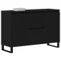 Mueble de almacenamiento Negro Roble 104x35x70 cm Madera Ingeniería by , Sideboards - Ref: Foro24-862935, Price: 125,54 €, Di...