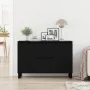 Mueble de almacenamiento Negro Roble 104x35x70 cm Madera Ingeniería by , Sideboards - Ref: Foro24-862935, Price: 125,54 €, Di...