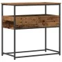 Mesa Consola Madera Vieja 75x40x75 cm Madera Ingenierizada y Acero | Foro24.es | Tu tienda online para hogar, jardín y más Foro24.es