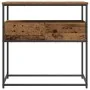 Mesa Consola Madera Vieja 75x40x75 cm Madera Ingenierizada y Acero | Foro24.es | Tu tienda online para hogar, jardín y más Foro24.es