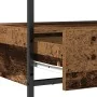 Mesa Consola Madera Vieja 75x40x75 cm Madera Ingenierizada y Acero | Foro24.es | Tu tienda online para hogar, jardín y más Foro24.es