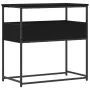 Mesa Consola Negro Roble 75x40x75 cm Madera Ingenierizada y Acero | Foro24.es | Tu tienda online para hogar, jardín y más Foro24.es