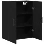 Gabinete Montado en la Pared Negro Roble 69,5x34x90 cm Madera Ingeniería von , Sideboards - Ref: Foro24-862940, Preis: 84,95 ...