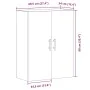 Gabinete Montado en la Pared Negro Roble 69,5x34x90 cm Madera Ingeniería von , Sideboards - Ref: Foro24-862940, Preis: 84,95 ...