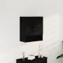 Gabinete de Pared de Roble Negro 60x31x70 cm en Madera Ingenierizada by , Lockers and storage cabinets - Ref: Foro24-862942, ...