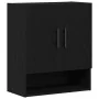Gabinete de Pared de Roble Negro 60x31x70 cm en Madera Ingenierizada by , Lockers and storage cabinets - Ref: Foro24-862942, ...