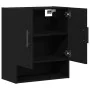 Gabinete de Pared de Roble Negro 60x31x70 cm en Madera Ingenierizada by , Lockers and storage cabinets - Ref: Foro24-862942, ...