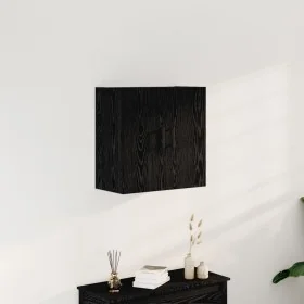 Armario de Pared Negro Roble 60x31x60 cm Madera Elaborada by , Lockers and storage cabinets - Ref: Foro24-862945, Price: 66,2...