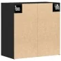 Armario de pared roble negro 60x31x60 cm madera elaborada | Foro24.es | Tu tienda online para hogar, jardín y más Foro24.es