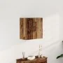 Cabinet montado en la pared de madera antigua 60x31,5x60 cm de madera ingeniería de , Taquillas y armarios de almacenamiento ...