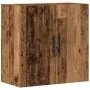 Cabinet montado en la pared de madera antigua 60x31,5x60 cm de madera ingeniería de , Taquillas y armarios de almacenamiento ...