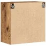Cabinet montado en la pared de madera antigua 60x31,5x60 cm de madera ingeniería de , Taquillas y armarios de almacenamiento ...