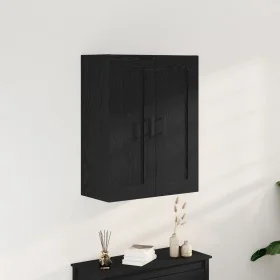 Alto Negro Roble 69,5x34x90 cm Madera Engineered