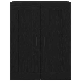 Armario de Pared Negro Roble 69,5x34x90 cm Madera by , Sideboards - Ref: Foro24-862951, Price: 83,53 €, Discount: -5%%